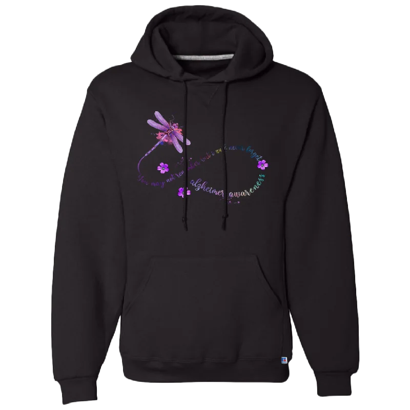 Unisex Fleece Pullover Hoodie | Alzheimer's Awareness Port Neck Pullover