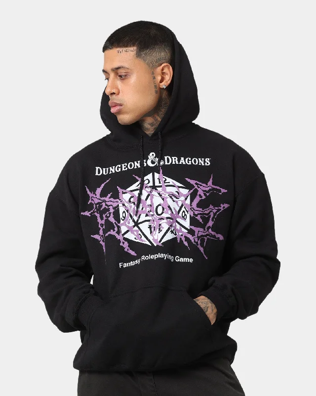 Rats Get Fat X Dungeons And Dragons Warduke Premium Vintage Hoodie Black Hoodie with Front Slit Layering Stylish