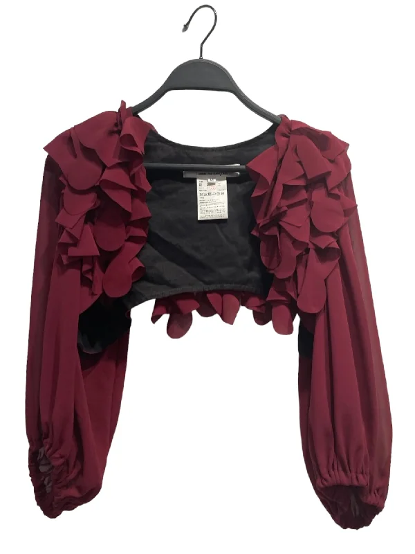 COMME des GARCONS/Cardigan/M/BRD/Polyester/Plain/RC-V004 Satin Fabric Silk Fabric Chiffon Fabric COMME des GARCONS/Cardigan/M/BRD/Polyester/Plain/RC-V004 Satin Fabric Silk Fabric Chiffon Fabric