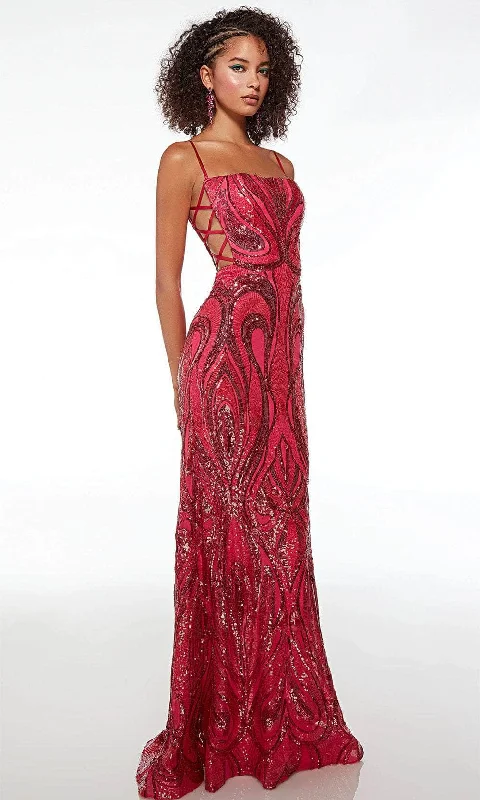 Alyce Paris 61563 - Square Sequins Evening Dress Tunics Distressed trendy