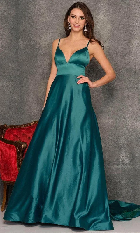 Dave & Johnny 10719 - Sleeveless Plain Evening Dress Tunics Yoga stretchy