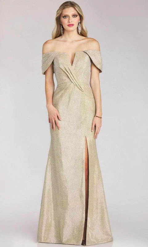 Gia Franco 12155 - Cross Midriff Evening Dress Tunics Velvet soft