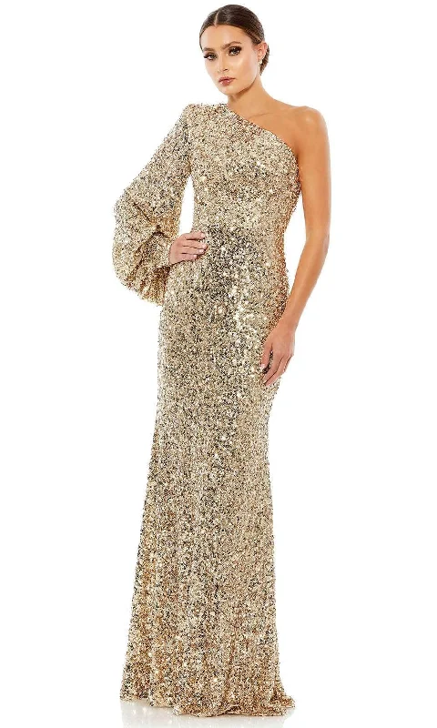 Ieena Duggal 26717 - Sequin Evening Dress Crew Neckline Sporty