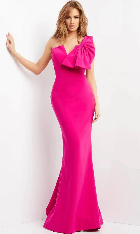 Jovani 07306 - Bow Accented Mermaid Evening Dress Tunics Luxurious premium
