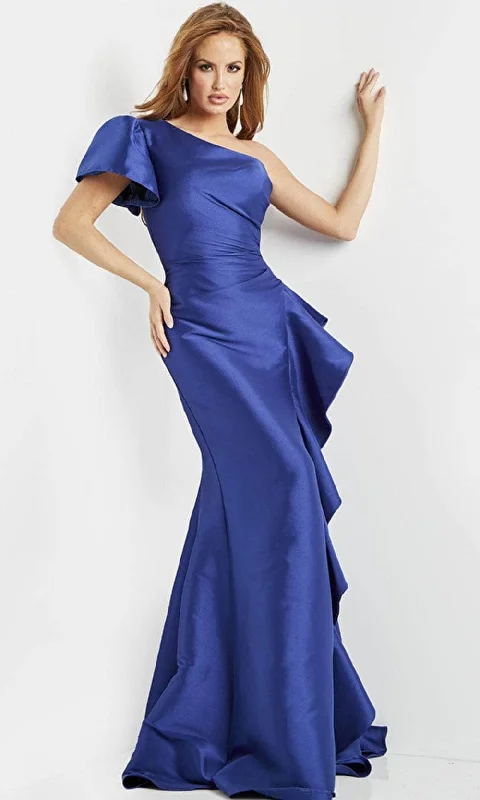 Jovani 09201 - Asymmetrical One Sleeve Evening Dress Tunics Office stylish
