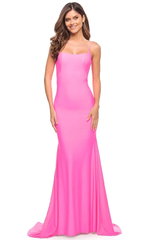 La Femme 30682 - Neon Trumpet Evening Dress Tunics Cozy soft