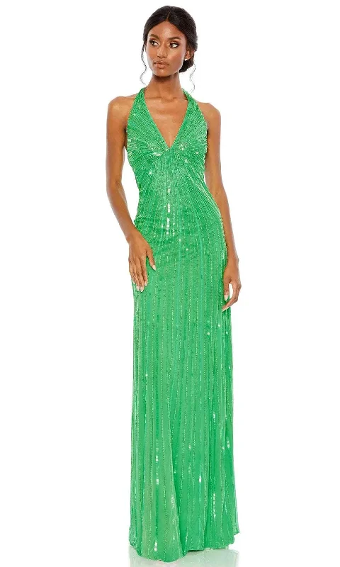 Mac Duggal 10898 - Halter Sequin Evening Dress Sequined Elegant Party