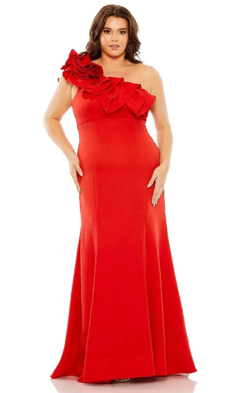 Mac Duggal 49707 - Asymmetrical Sheath Evening Dress Mermaid Tail Wedding