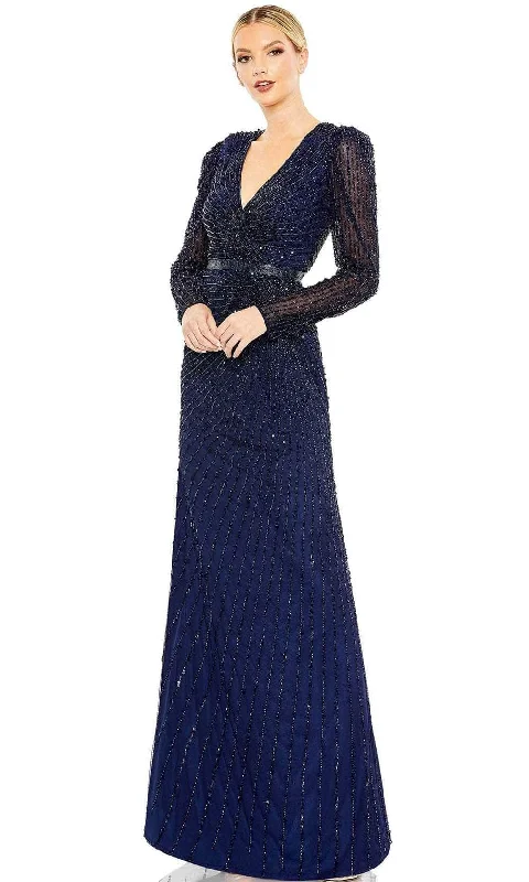 Mac Duggal 5715 - Sequined Evening Dress Tunics Top Casual