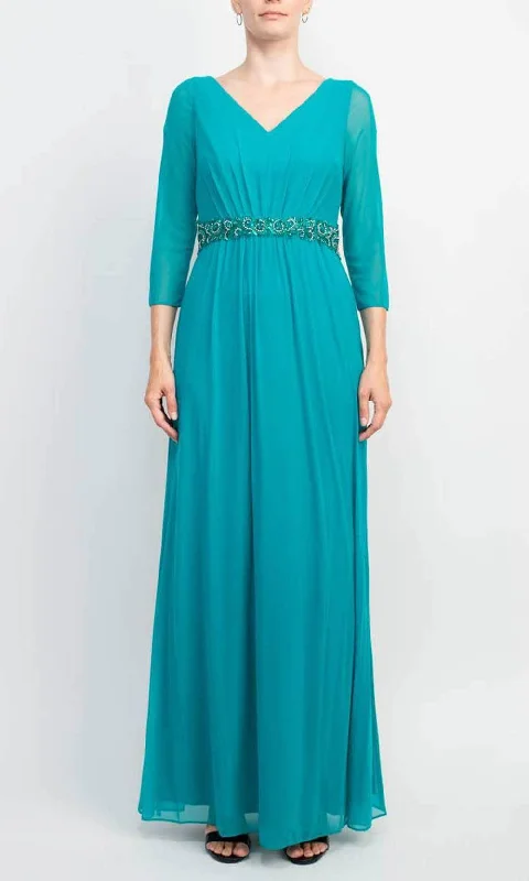 Marina 267155 - Embellished Waist Evening Dress Tunics Spring floral