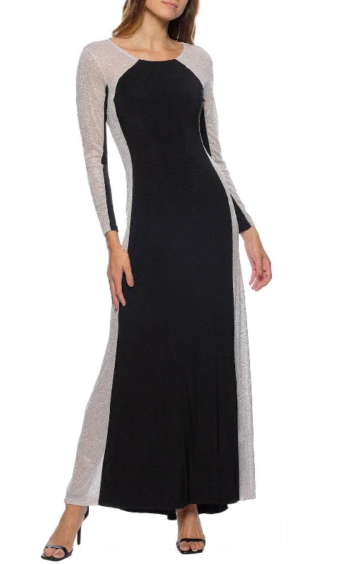Marina 267749 - Embellished Colorblock Evening Dress Tunics Summer linen