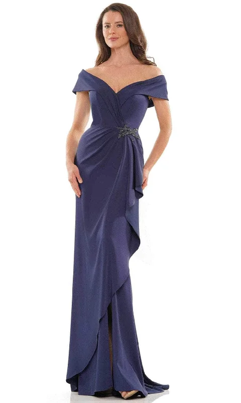 Marsoni by Colors MV1180 - Off Shoulder High Slit Evening Dress Tunics Practical durable Marsoni by Colors MV1180 - Off Shoulder High Slit Evening Dress Tunics Practical durable