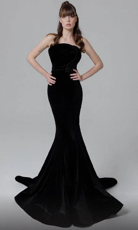 MNM Couture N0465 - Strapless Mermaid Evening Dress Tunics Gym athletic
