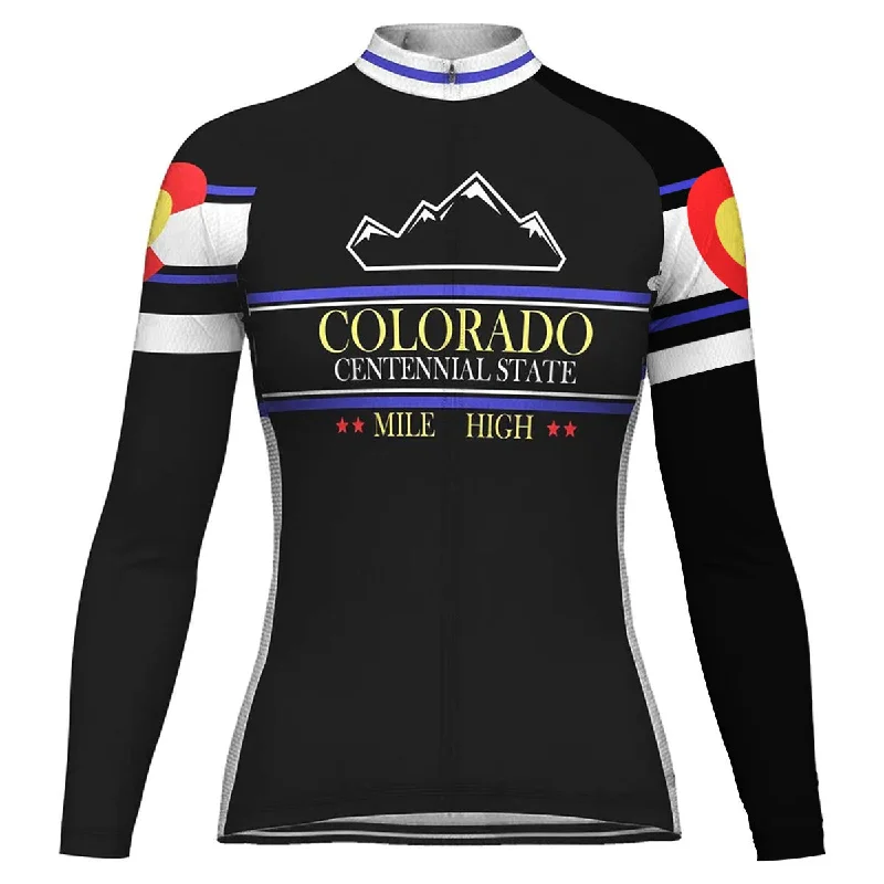 Colorado Long Sleeve Cycling Jersey for Women Floral Jersey Blouse