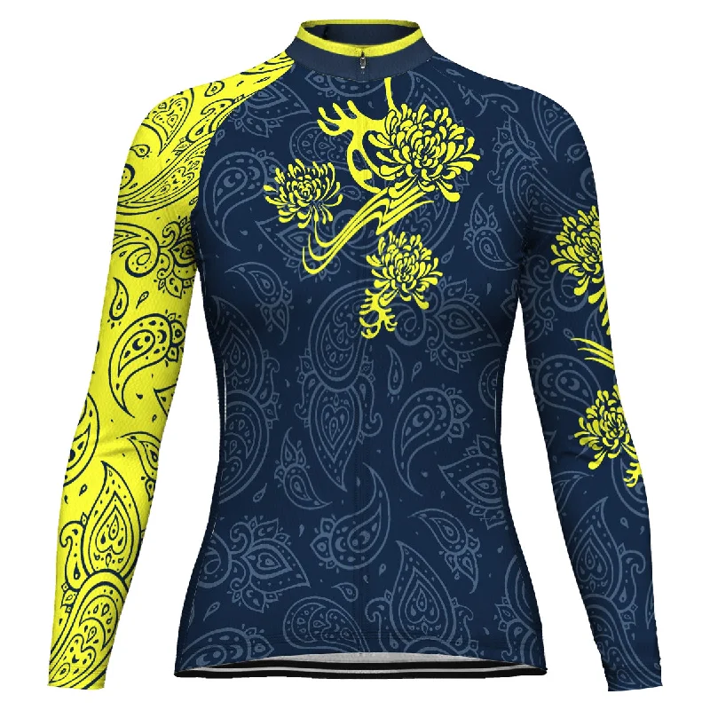 Customized Divine Hana Long Sleeve Cycling Jersey for Women Summer Jersey Tee