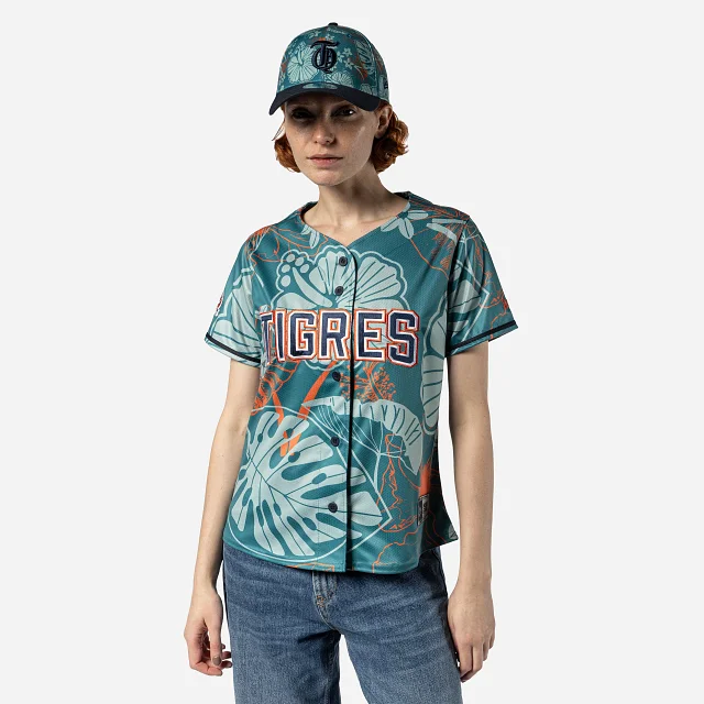 Jersey Alternativo Tigres de Quintana Roo LMB para Mujer Pastel Jersey Tee