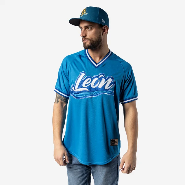 Jersey Away Bravos de León LMB Striped Jersey Top