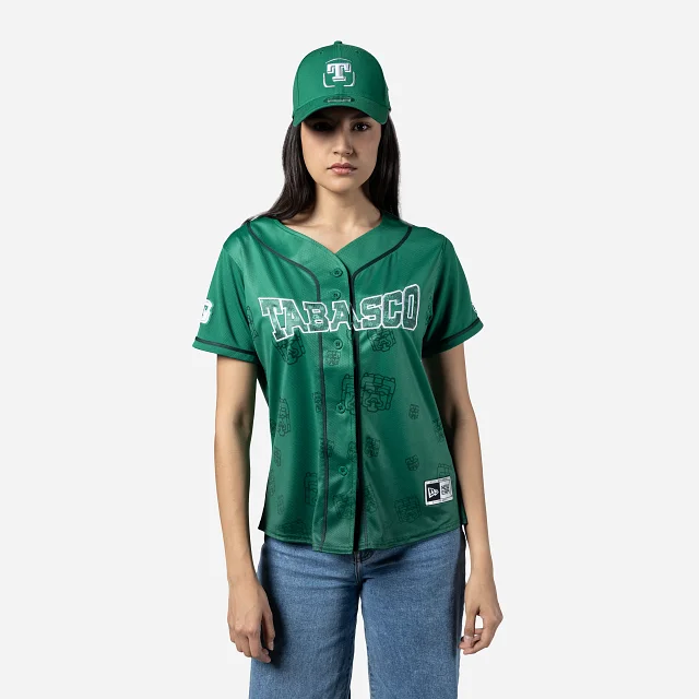 Jersey Away Olmecas de Tabasco LMB para Mujer Animal Print Jersey Tee