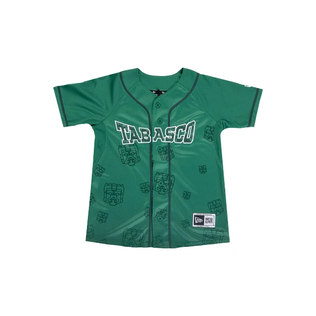 Jersey Away Olmecas de Tabasco LMB para Niña o Niño Geometric Jersey Top