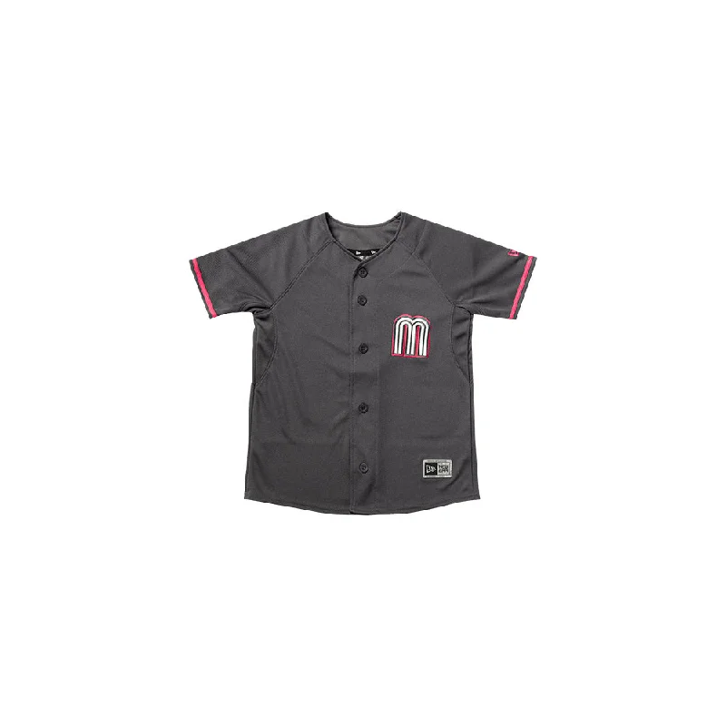 Jersey Away Selección Mexicana de Beisbol para Niña o Niño Bronze Jersey Tee