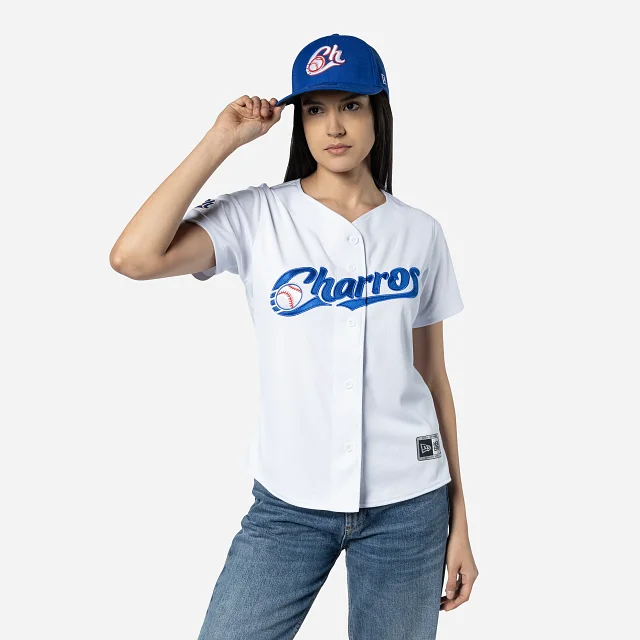 Jersey Home Charros de Jalisco LMB para Mujer Linen Jersey Top