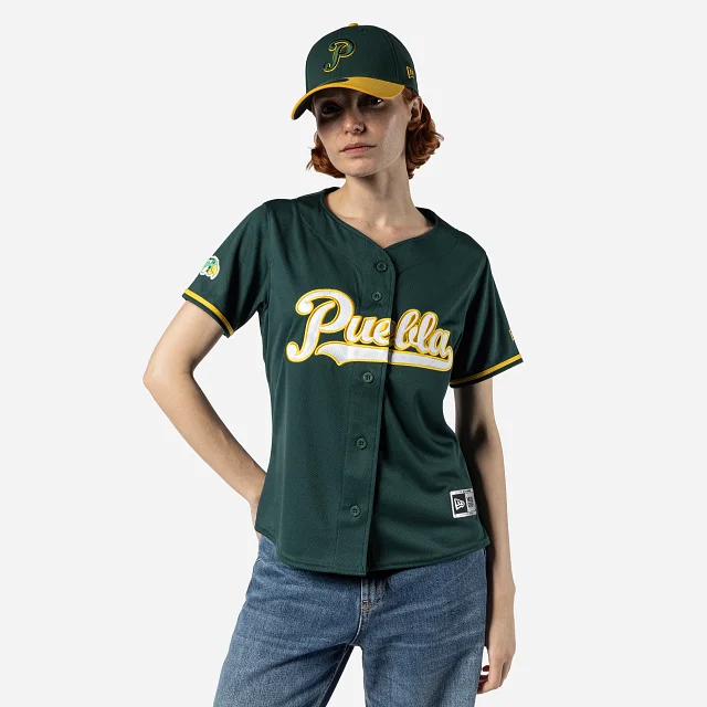 Jersey Home Pericos de Puebla LMB para Mujer Modern Jersey Tee