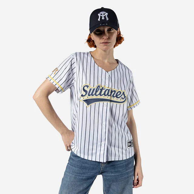 Jersey Home Sultanes de Monterrey LMB para Mujer Olive Green Jersey Tee