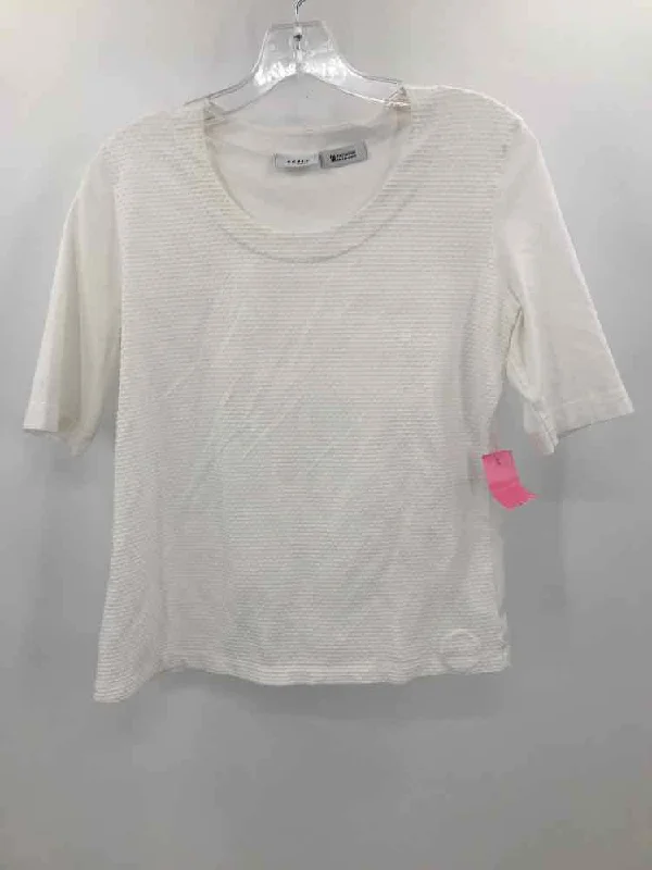 Pre-Owned Akris Punto White Size 10 T-shirt Ribbed T-Shirt High Neck Heavyweight