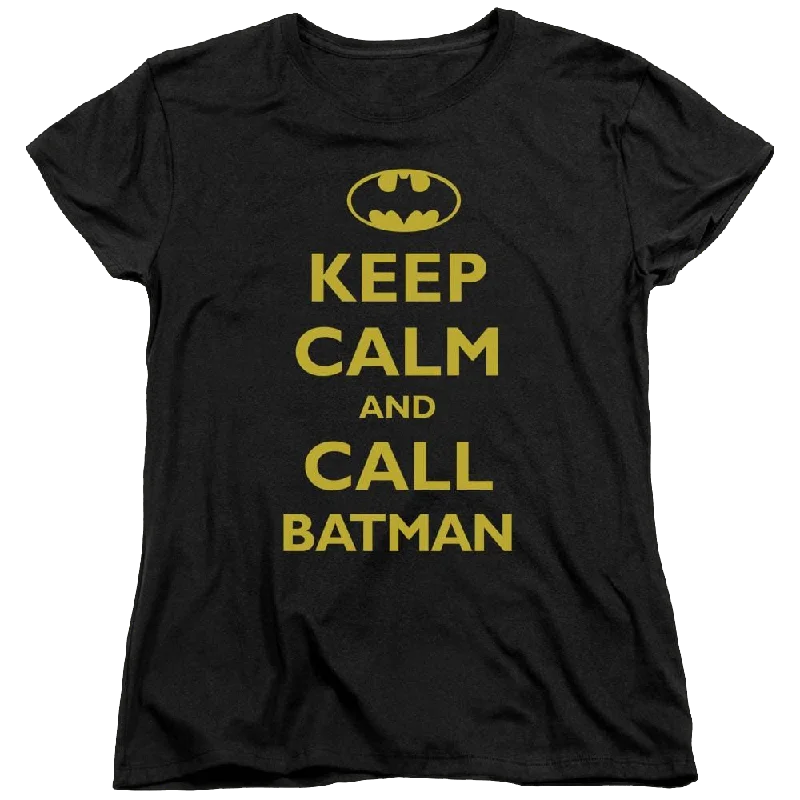 Batman Call Batman - Women's T-Shirt Elasticated Padded Insulated