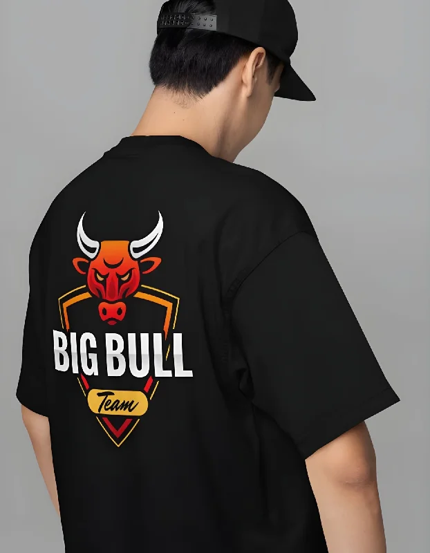 Big Bull Oversized T-shirt for Men Polka Dot Checkered Tartan