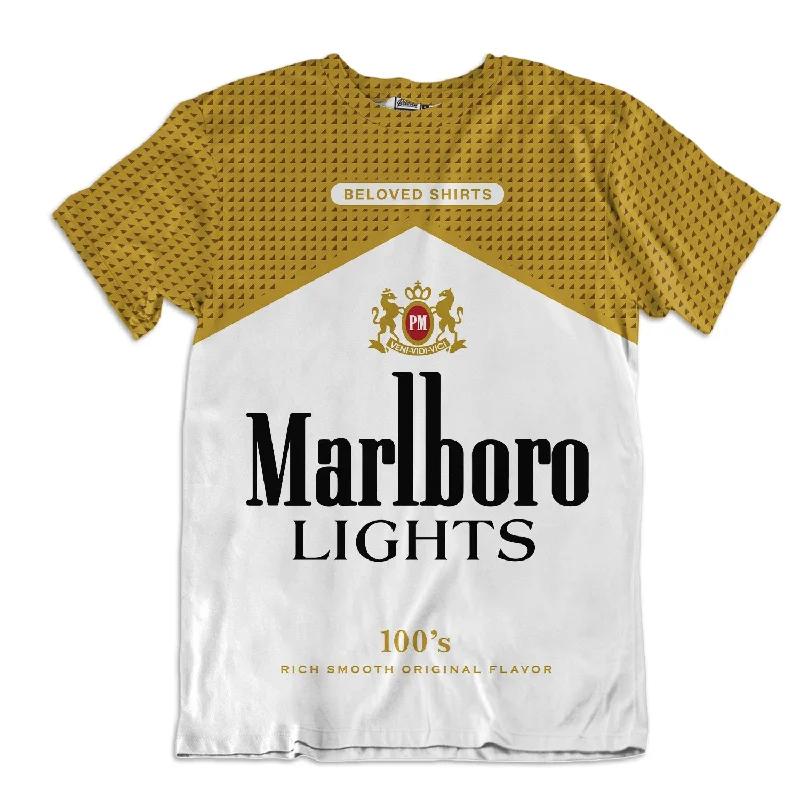 Gold Pack Unisex Tee V-Neck T-Shirt Long Sleeve Cotton