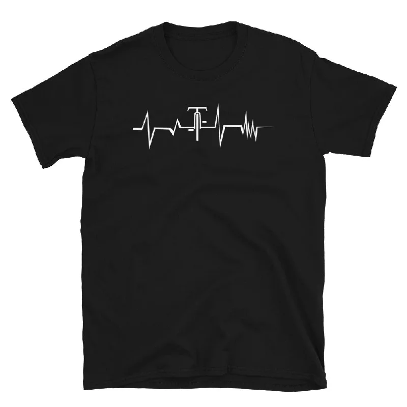 Heartbeat - Cycle - T-Shirt (Unisex) Rayon Fabric Velvet Fabric Corduroy Fabric