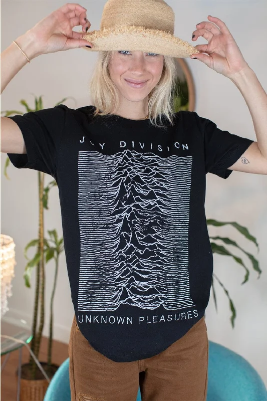 Joy Division Unknown Pleasure Tee Hooded Caped Shawl Collar