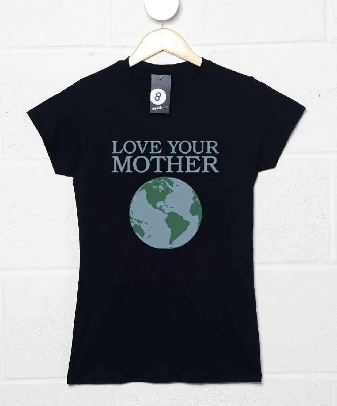 Love Your Mother Womens Style T-Shirt As Worn By Jack Johnson Chenille Brocade Lace