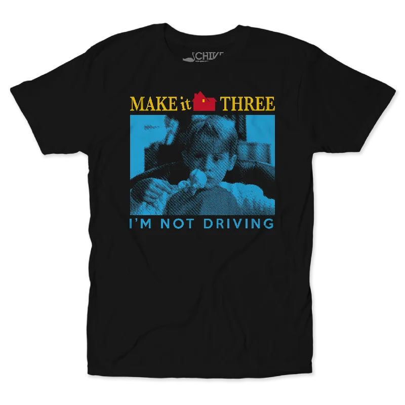 Make It Three Unisex Tee Polka Dot Checkered Tartan