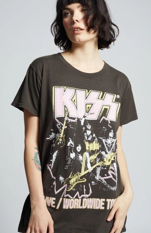 Recycled Karma KISS Alive Tour Unisex Tee Elegant Classic Vintage