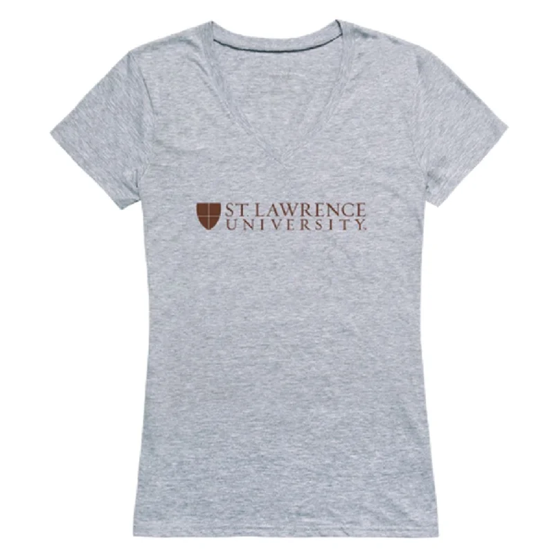 St. Lawrence University Saints Womens Seal T-Shirt Iron Safe Non-Iron Wrinkle Free