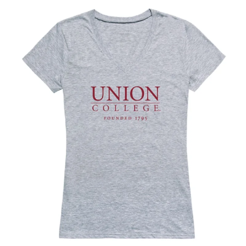 Union College Bulldogs Womens Seal T-Shirt Zippered Front Buttoned Front Snap Front