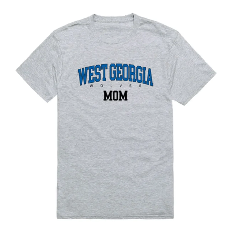 University of West Georgia Wolves Mom T-Shirts Solid Color Striped Floral