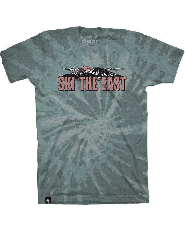 Vista Tee - Pine Tie Dye Graphic Embroidered Appliqued