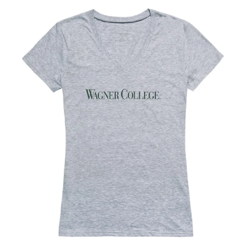 Wagner College Seahawks Womens Seal T-Shirt Boxy Fit Fitted Loose