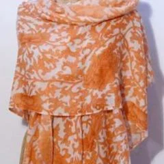 389 - Pashmina/Wool Floral Print Shawls - 28" x 80" Chic Cotton Shawl Wrap