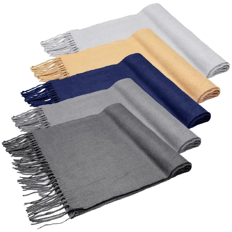 Oversize Cashmere Wool Shawl Wrap Blanket Stylish Long Shawl Wrap